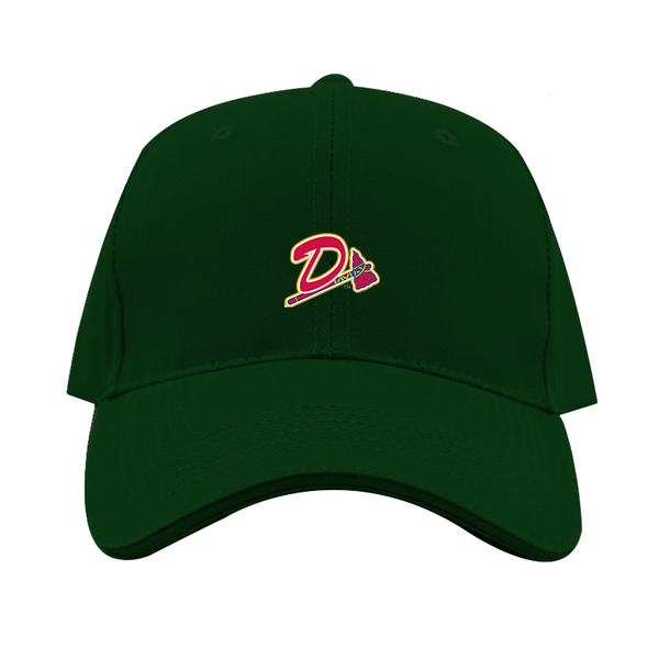 Danville Braves  Logo  Dad Baseball Cap Hat