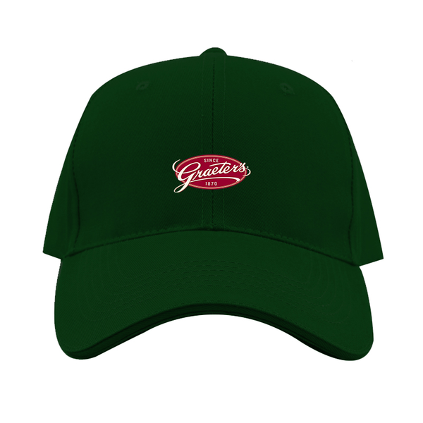Graeters Logo  Dad Baseball Cap Hat