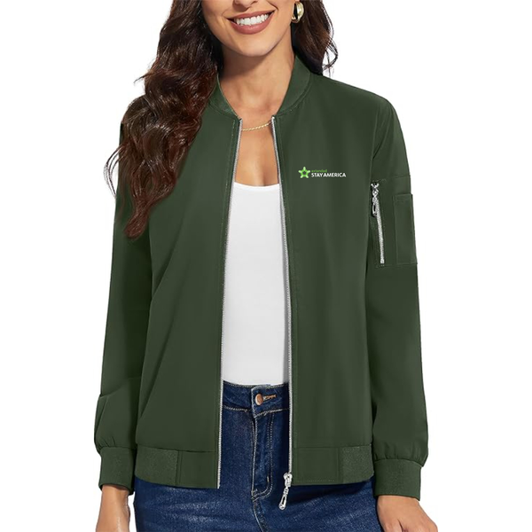 Women's Extended Stay America Premium Bomber Jacket Outerwear