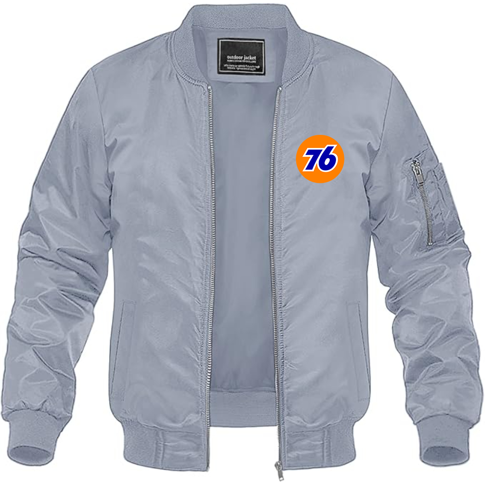 Men's 76 Gas Station Lightweight Bomber Jacket