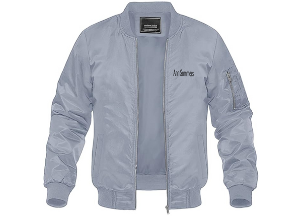Men's Ann Summers Lightweight Bomber Jacket Windbreaker Softshell Varsity Jacket Coat
