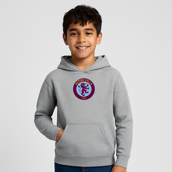Youth Kids Aston Villa FC Pullover Hoodie