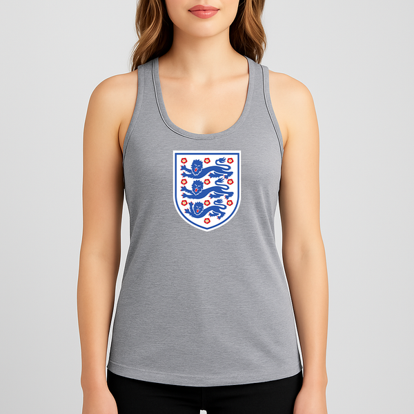 Women's England National Football Team Racerback Tank Top