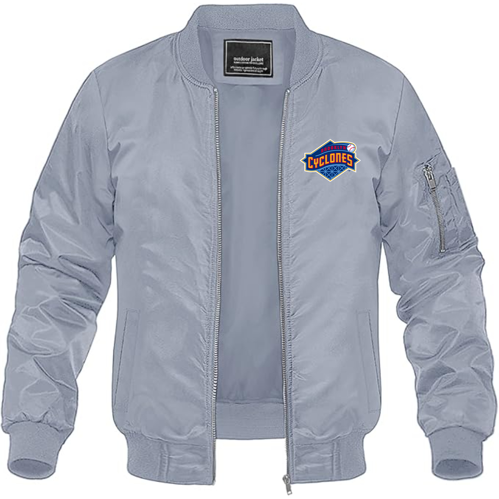 Men's Brooklyn Cyclones Logo Lightweight Bomber Jacket