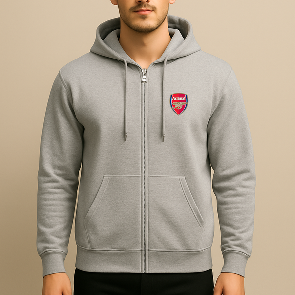Men's Arsenal Soccer Zipper Hoodie