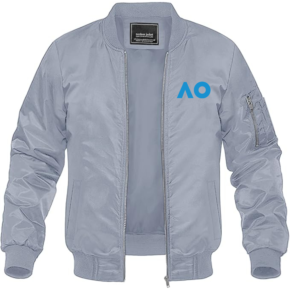 Men's Australian Open Logo Lightweight Bomber Jacket