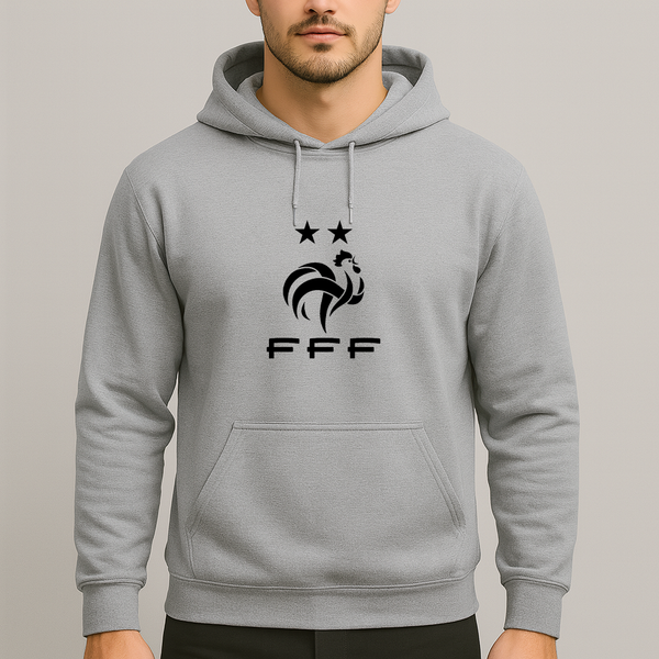 Men's France Soccer Pullover Hoodie