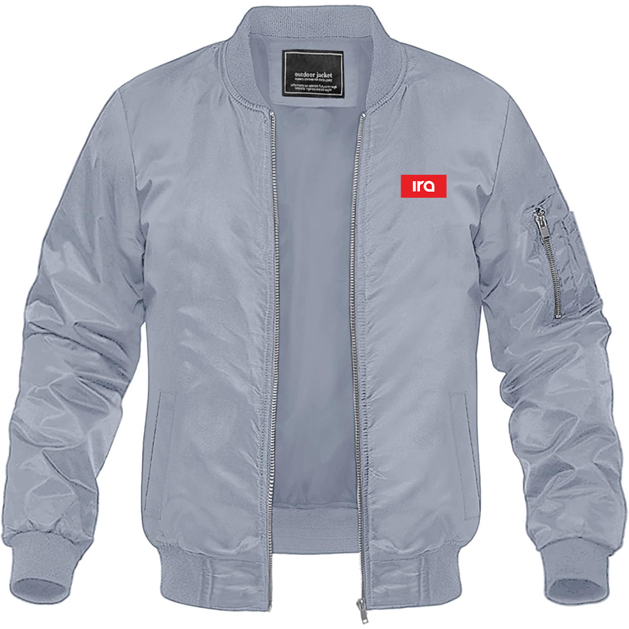 Men's IRA Logo Lightweight Bomber Jacket