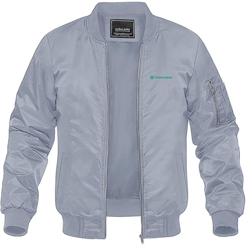 Men's Citizens Bank Logo Lightweight Bomber Jacket