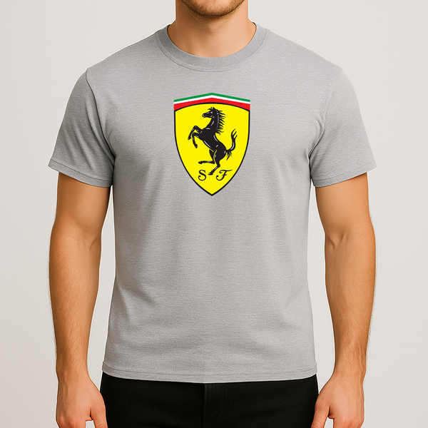 Men’s Ferrari Motorsport Car Cotton T-Shirt