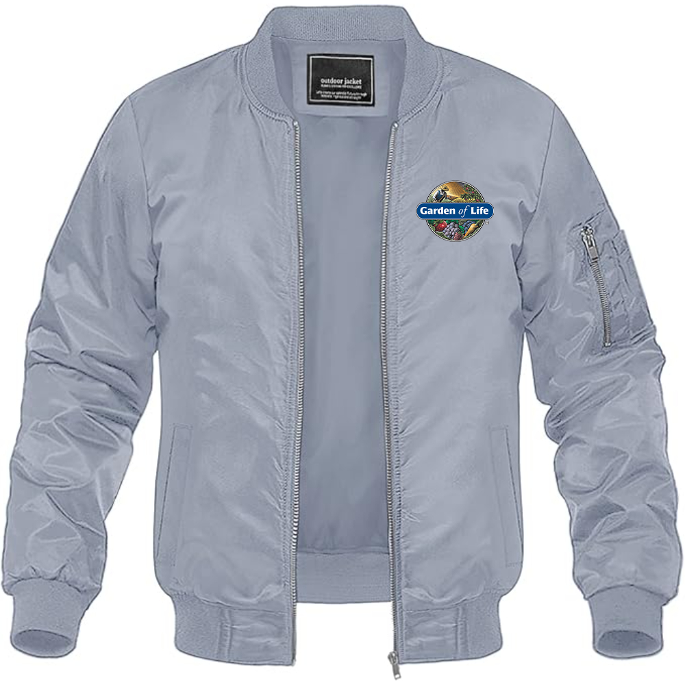 Men's Garden of Life Logo Lightweight Bomber Jacket