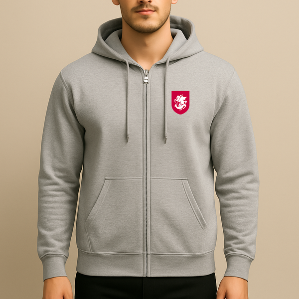 Men's Georgia National Soccer Team Zipper Hoodie