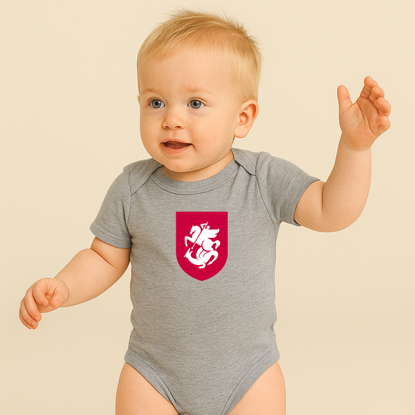 Georgia National Soccer Team Baby Romper Onesie