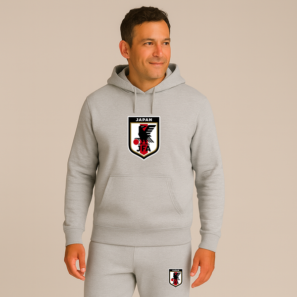 Men's Japan National Soccer Team Hoodie Joggers Set