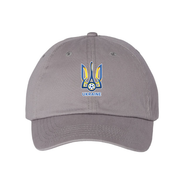 Ukraine National Football Soccer Team  Valucap Adult Bio-Washed Classic Dad Hat