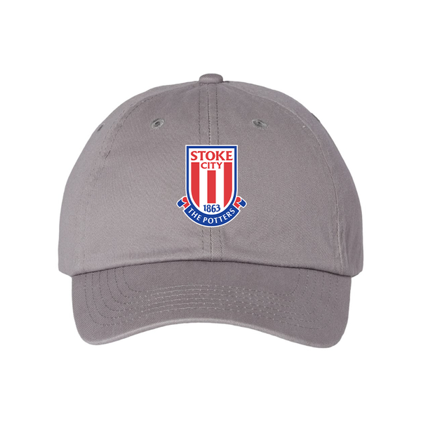 Stoke City Soccer  Valucap Adult Bio-Washed Classic Dad Hat