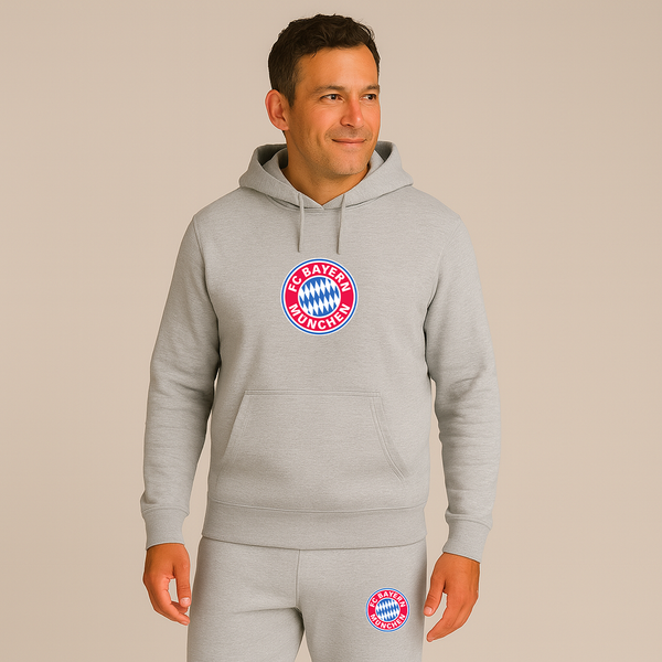 Men's F.C. Bayern Munchen Soccer Logo Hoodie Joggers Set