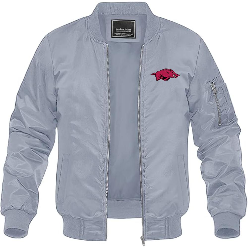 Men's Arkansas Razorbacks Lightweight Bomber Jacket