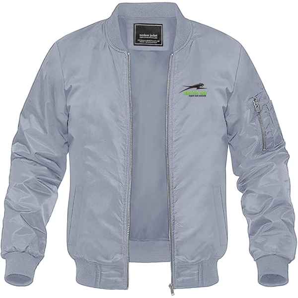 Men's Arctic Cat  Logo Lightweight Bomber Jacket Windbreaker Softshell Varsity Jacket Coat