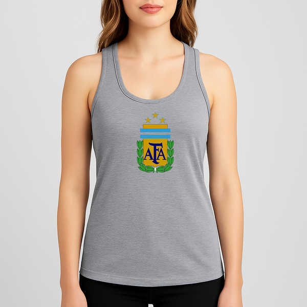 Women's Argentina National Soccer Team Racerback Tank Top