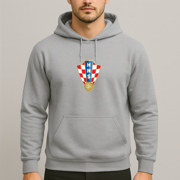 Men's Croatia National Soccer Team Pullover Hoodie