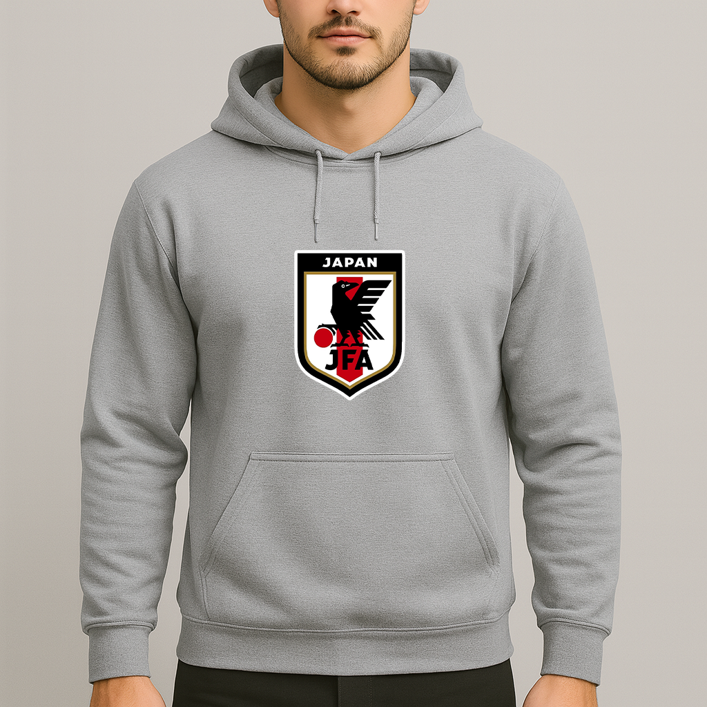 Men's Japan National Soccer Team Pullover Hoodie