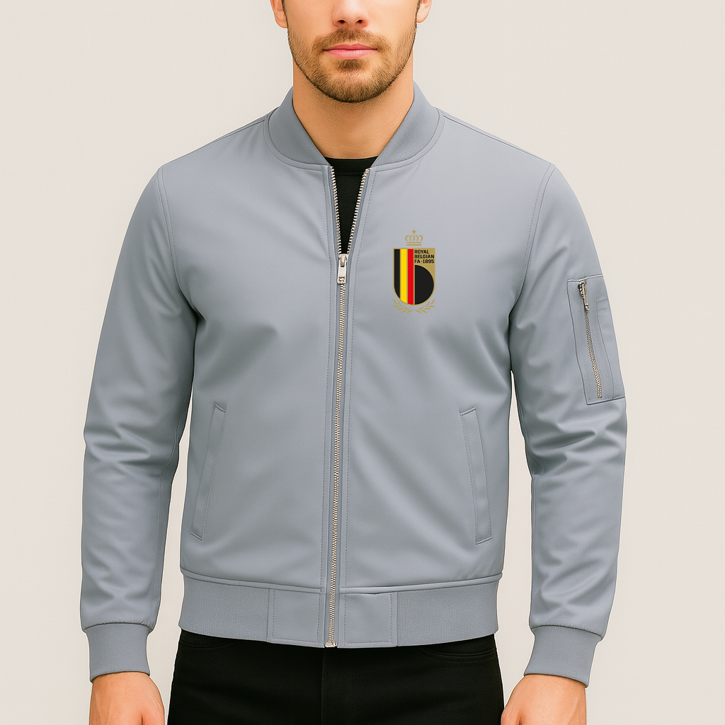 Men's Belgium National Soccer Team Lightweight Bomber Jacket