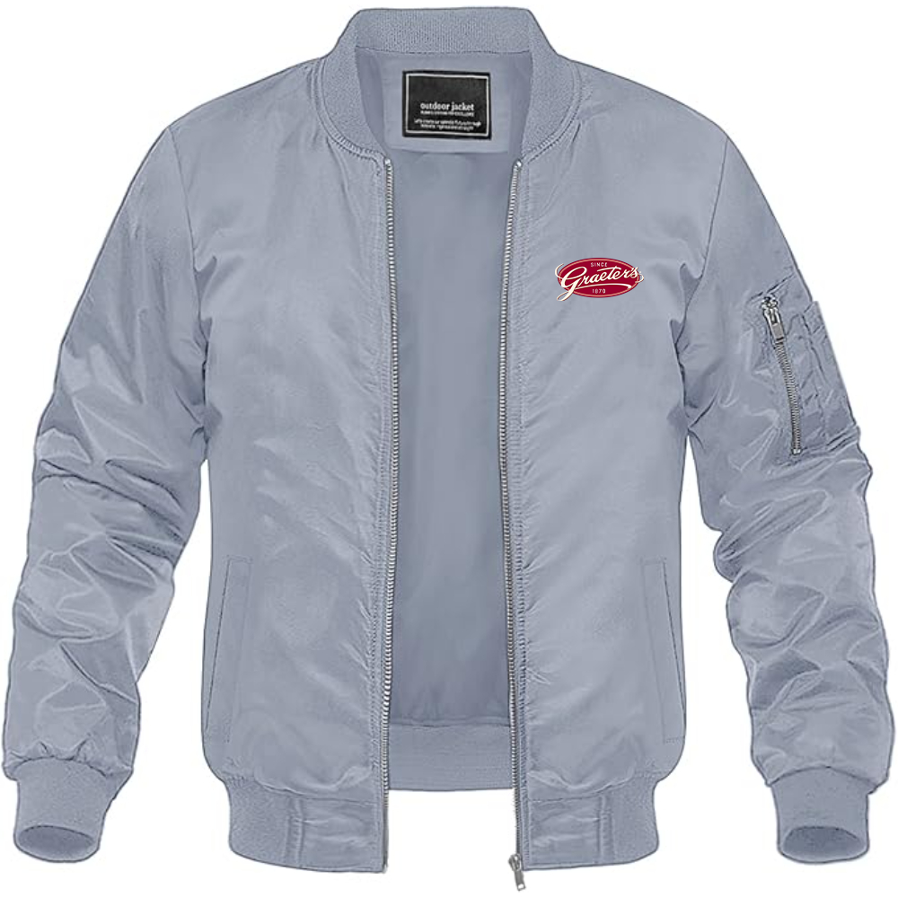 Men's Graeters Logo Lightweight Bomber Jacket