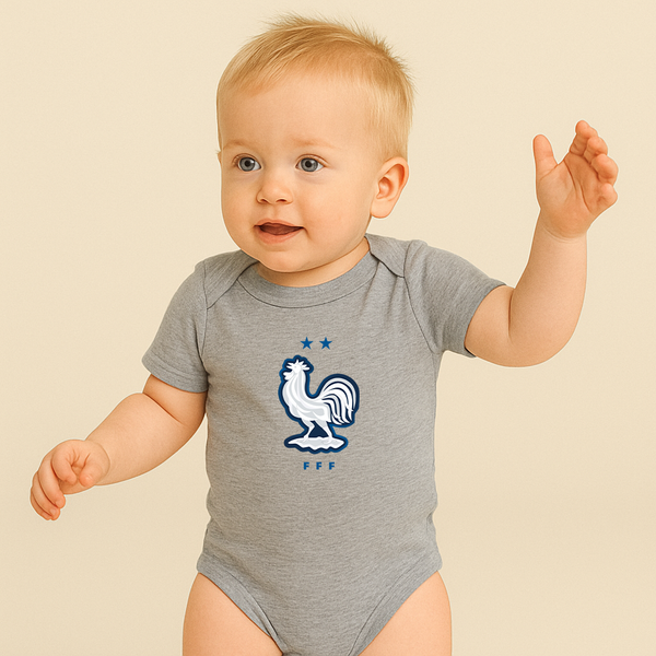 France National Soccer Team Baby Romper Onesie