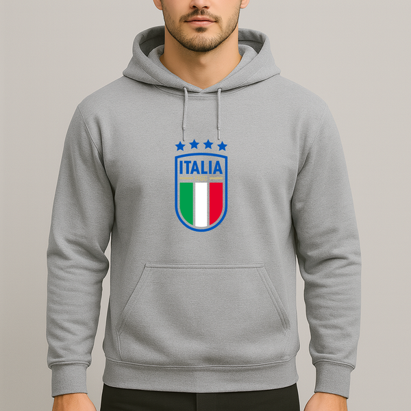 Men's Italy National Soccer Team Pullover Hoodie