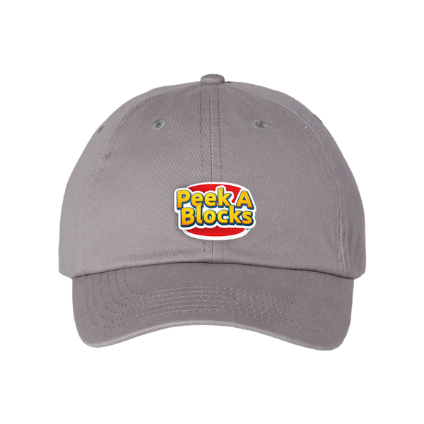 Peek A Blocks  Valucap Adult Bio-Washed Classic Dad Hat