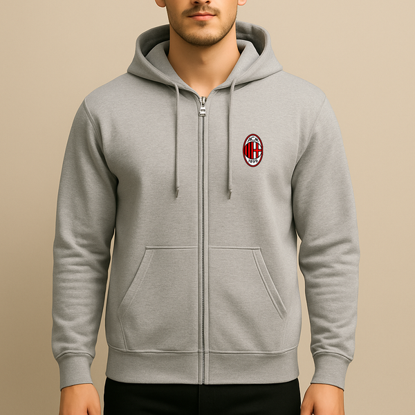 Men’s AC Milan Soccer Zipper Hoodie