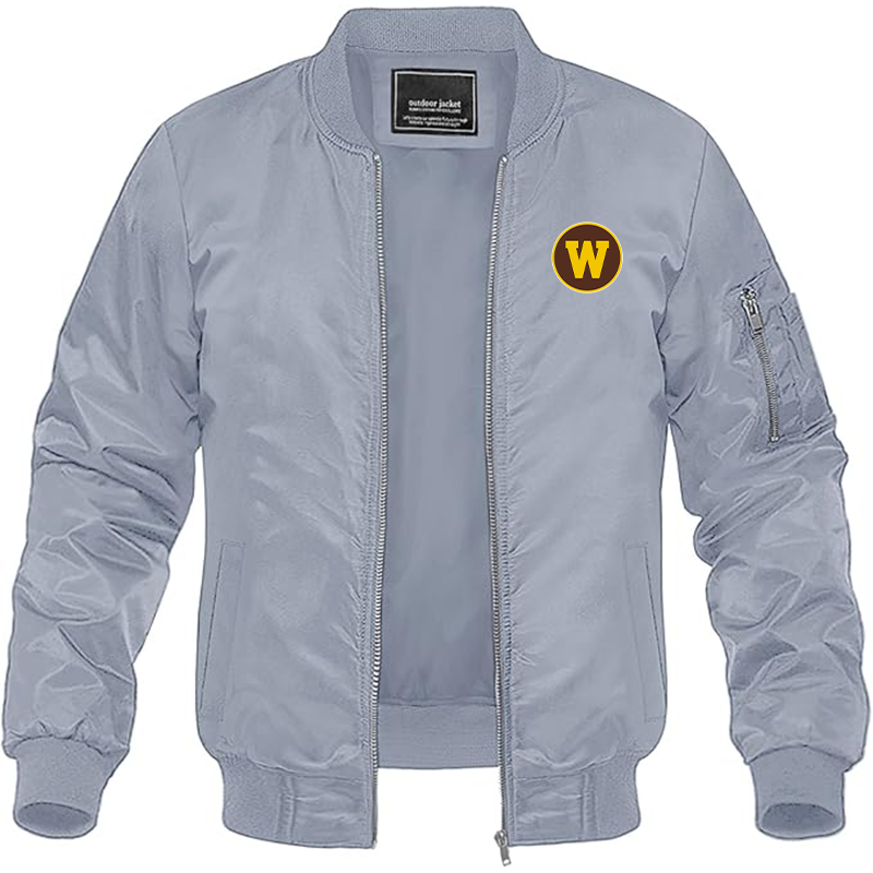 Men's Western Michigan Broncos Lightweight Bomber Jacket