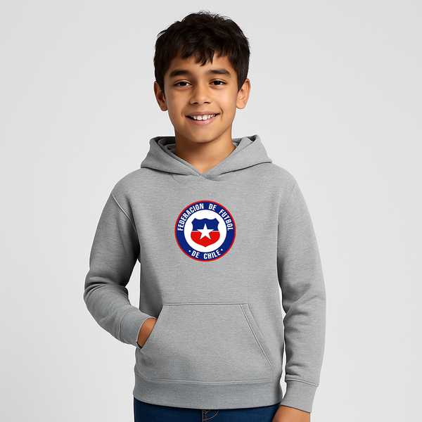 Youth Kids Chile national Soccer Team  Pullover Hoodie