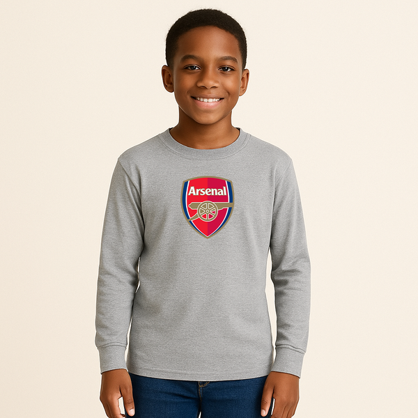 Youth Arsenal Soccer Long Sleeve T-Shirt