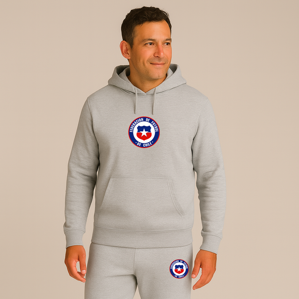 Men's Chile National Soccer Team  Hoodie Joggers Set