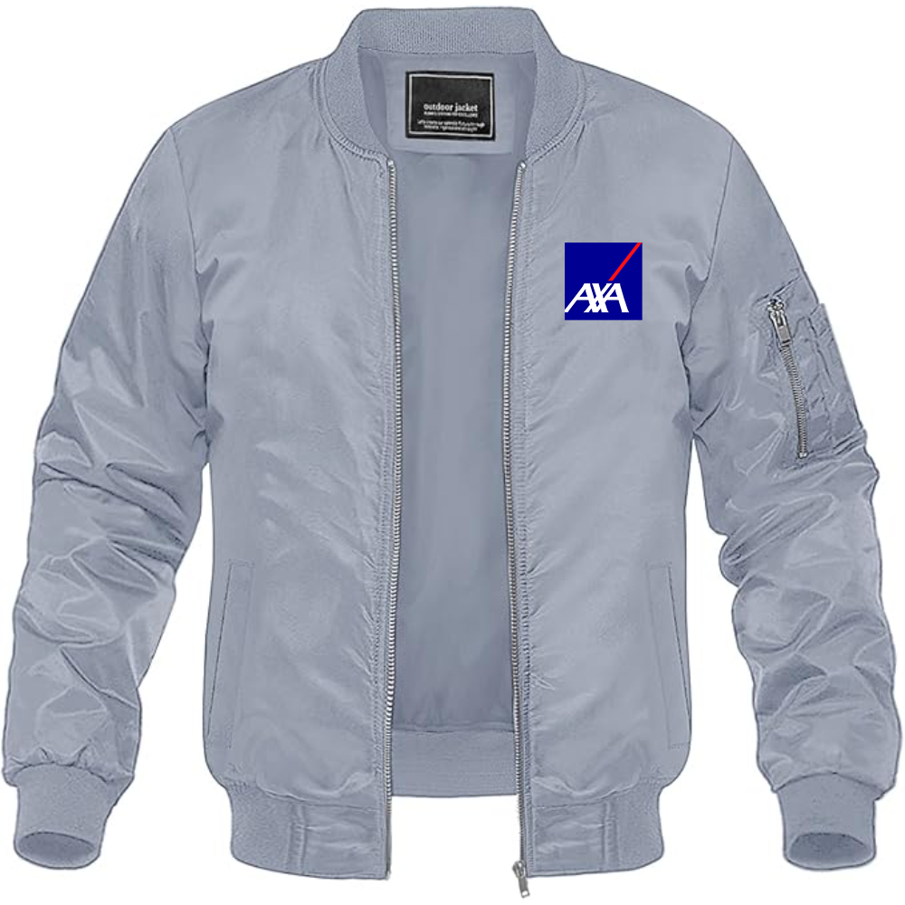 Men's Axa Logo Lightweight Bomber Jacket