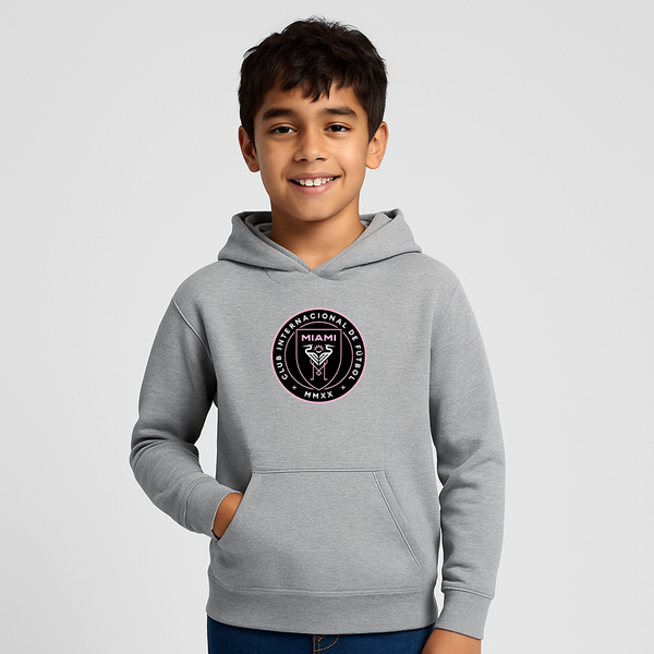 Youth Kids Inter Miami FC Pullover Hoodie