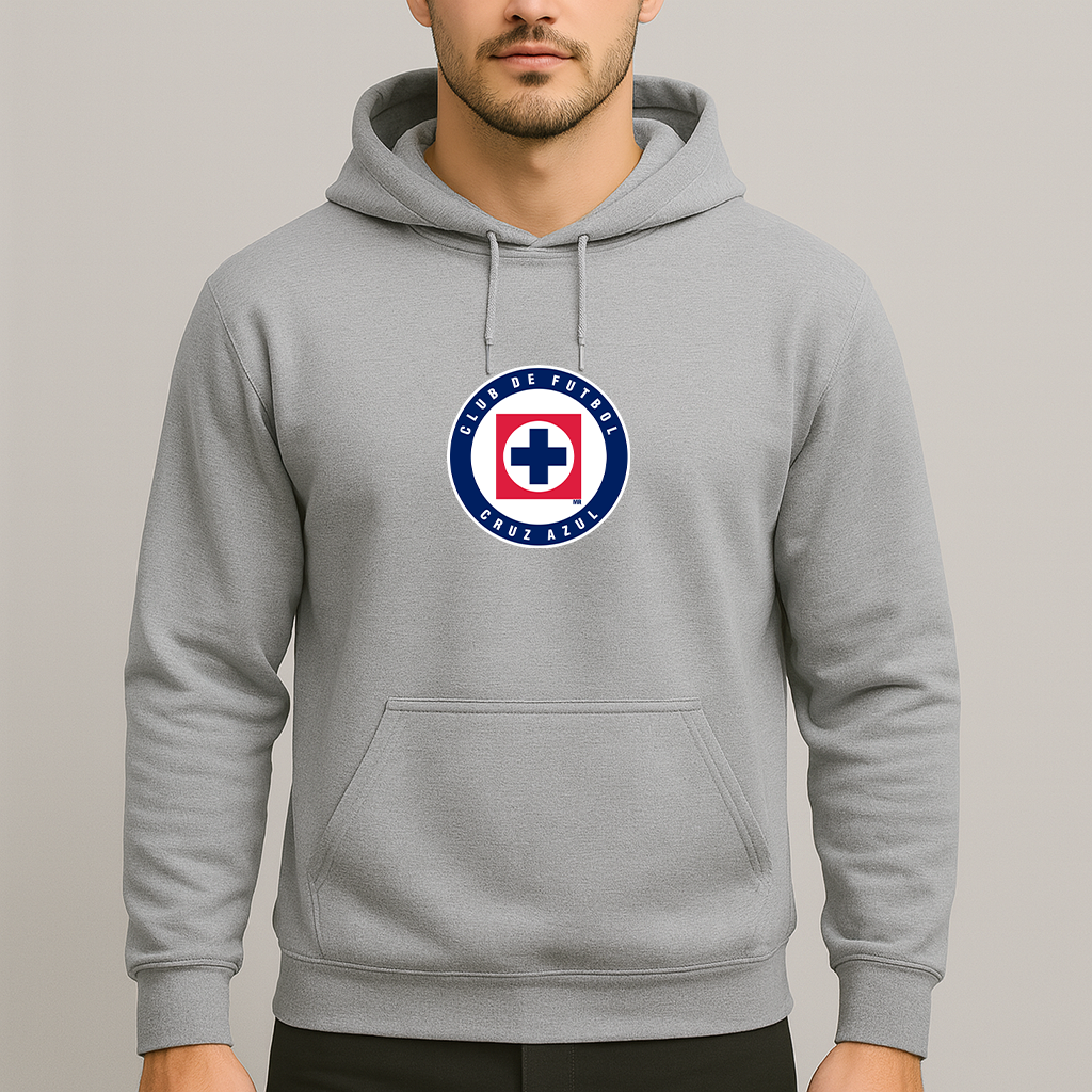 Men's Cruz Azul Football Club Pullover Hoodie