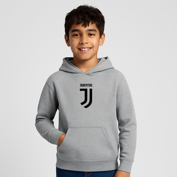 Youth Kids Juventus Soccer Pullover Hoodie