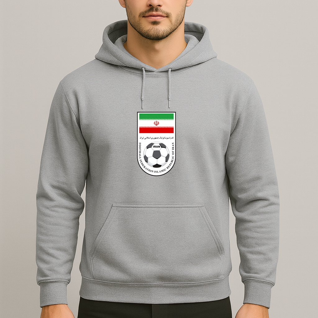 Men's Iran National Soccer Team Pullover Hoodie
