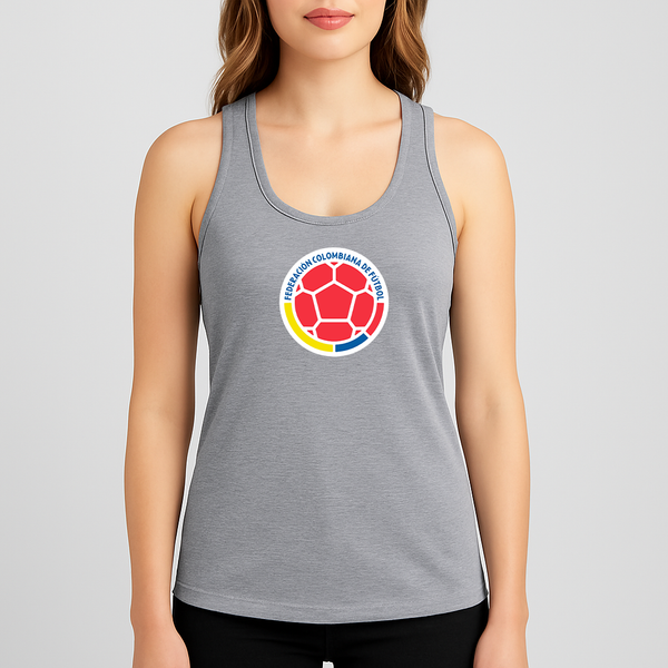 Women's Colombia National Soccer Team Racerback Tank Top