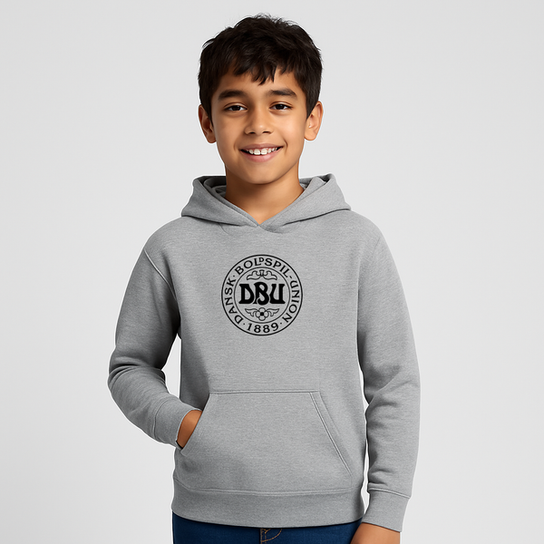 Youth Kids Denmark Soccer Pullover Hoodie