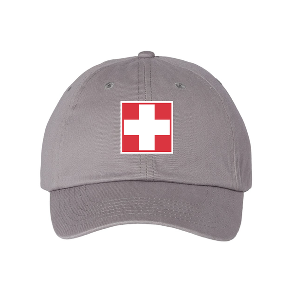 Switzerland National Football Soccer Team  Valucap Adult Bio-Washed Classic Dad Hat