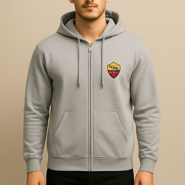 Men's AS Roma FC Zipper Hoodie