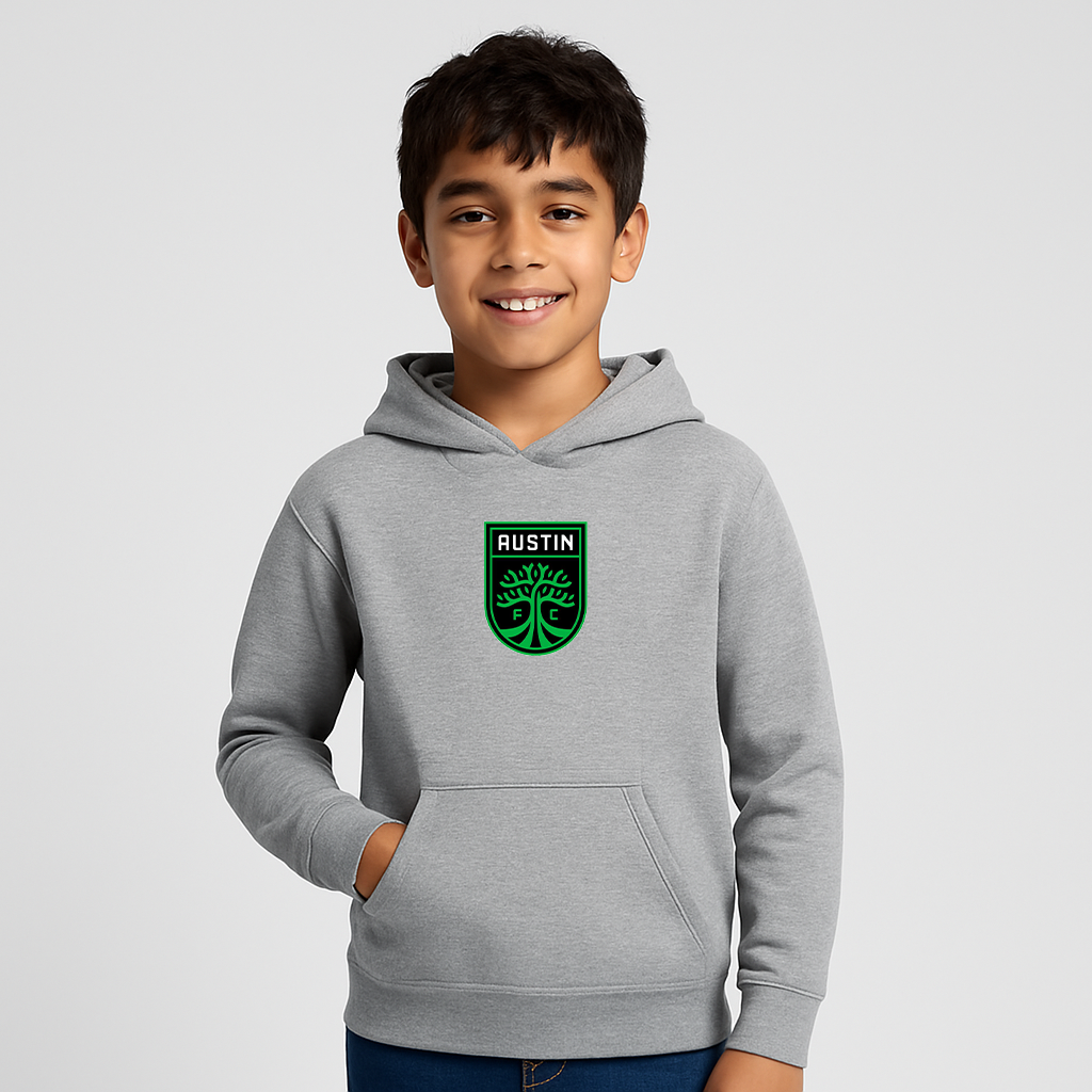 Youth Kids Austin FC Pullover Hoodie
