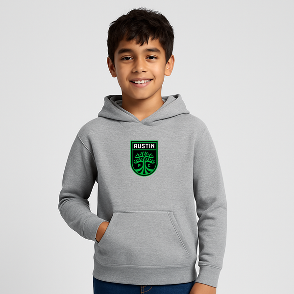 Youth Kids Austin FC Pullover Hoodie