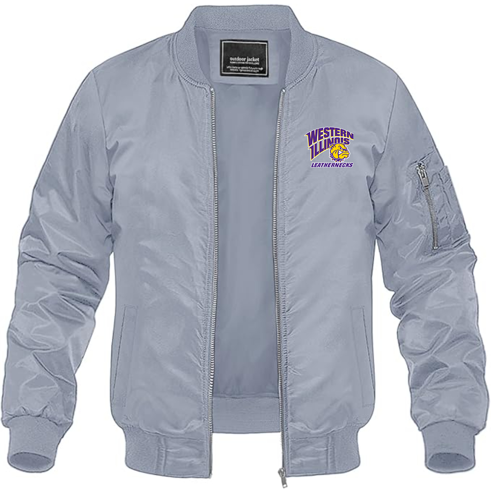 Men's Western Illinois Leathernecks Lightweight Bomber Jacket