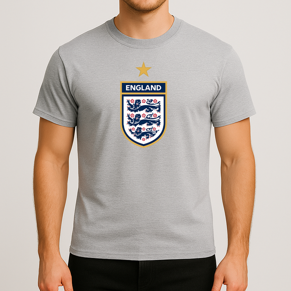 Men's England National Soccer Team Cotton T-Shirt