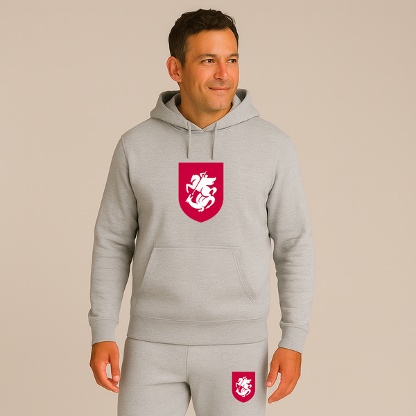 Men's Georgia National Soccer Team Hoodie Joggers Set